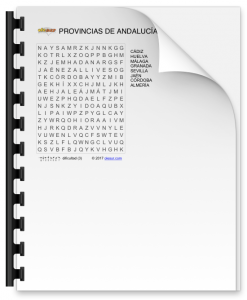 Sopa de Letras: Provincias de Andalucia