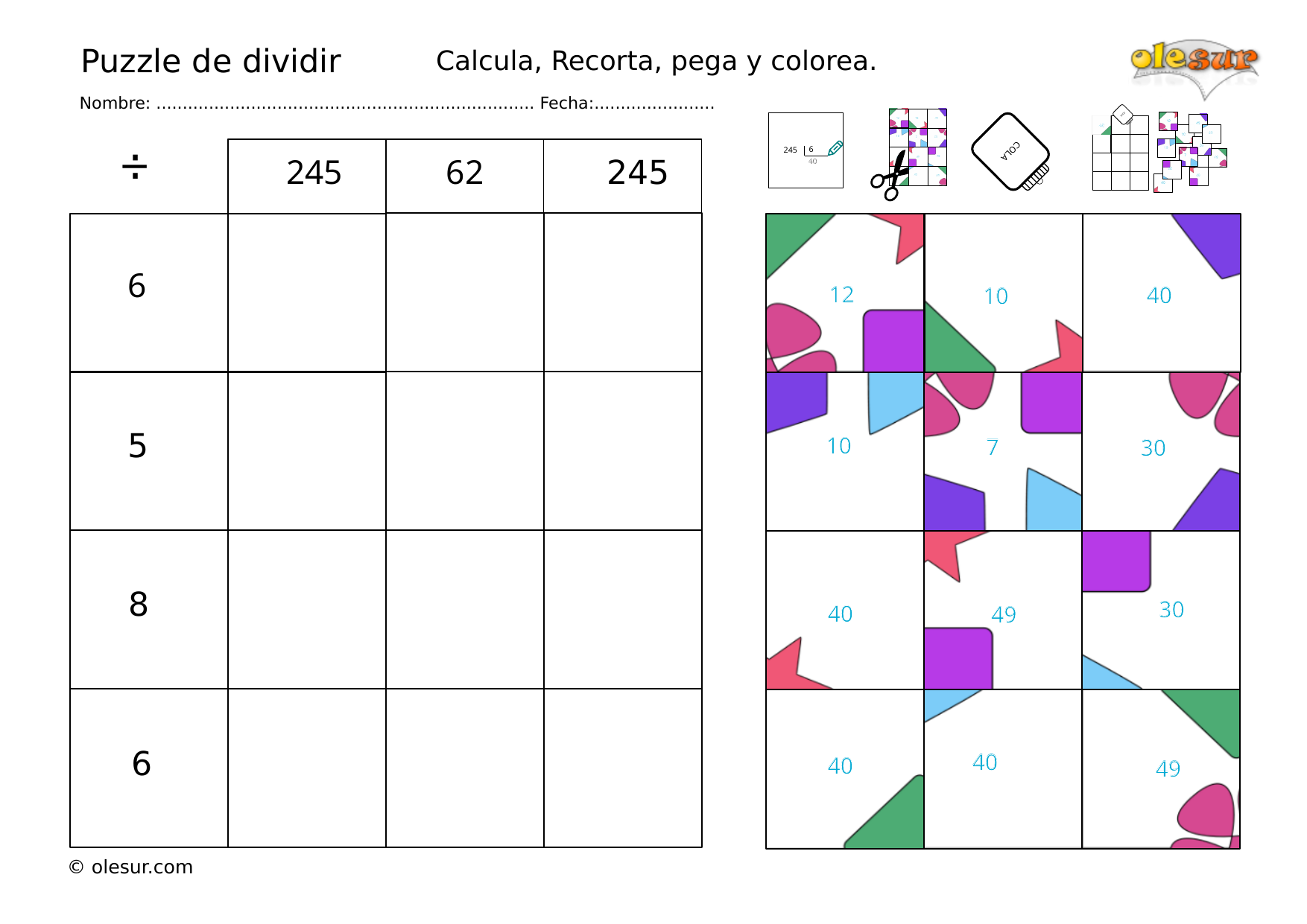 puzzle dividir 1