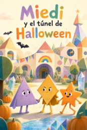 Miedi y el túnel de Halloween: ilustración de Villaprisma