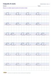 Caligrafía El otoño (Infantil (5 años)): repasa