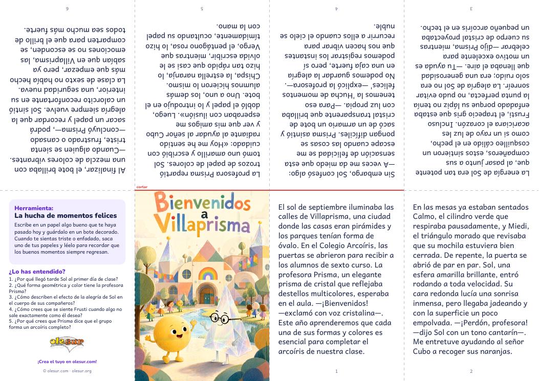 Minilibro de Bienvenidos a Villaprisma