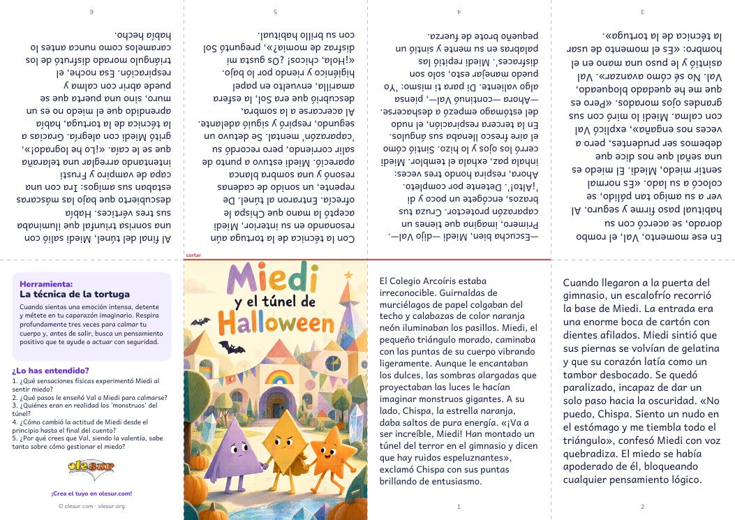 Minilibro de Miedi y el túnel de Halloween
