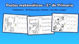 Puzles matemáticos 2.º de Primaria: Halloween