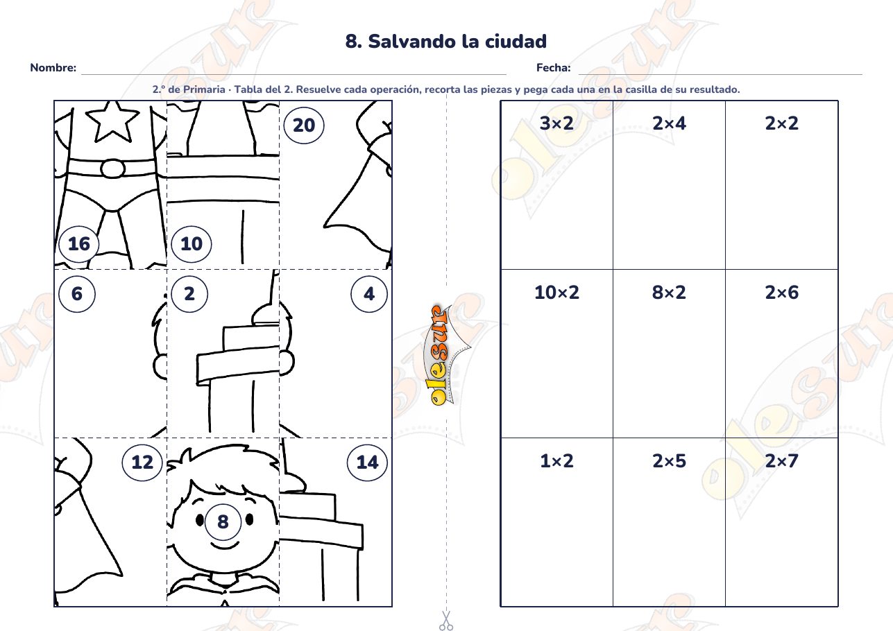 Puzle matemático: Salvando la ciudad